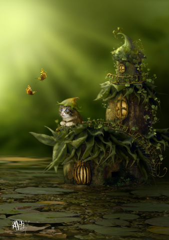 Домик на болоте