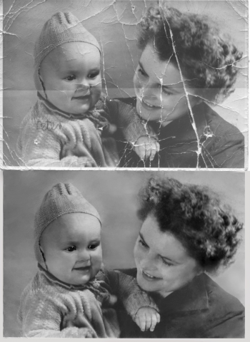 Редактирование старой фотографии