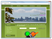 Сайт на базе KooBoo CMS "PaintCity.ca" (Ванкувер, Канада)