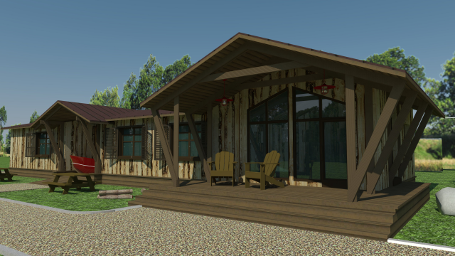 База отдыха на Волге