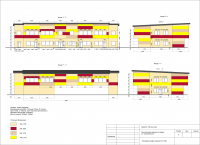 Магазин ТЦ. Люблино. Фасады. Раскладка сэндвич-панелей.