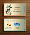 Лотерейный билет-визитка