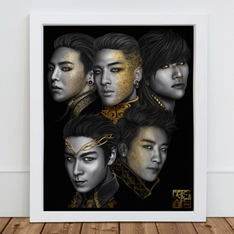 цифровой портрет(постер)