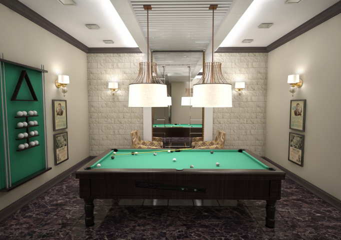 Дизайн биллиардной