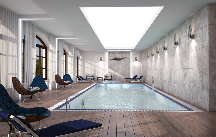 Интерьер бассейна