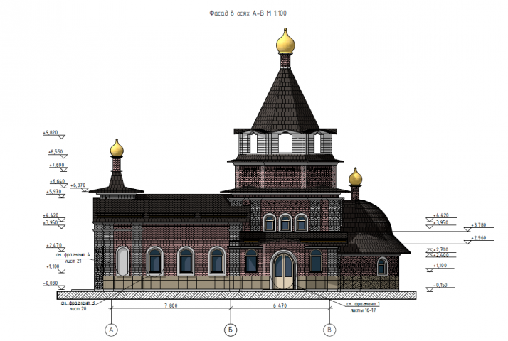 Проектирование церкви
