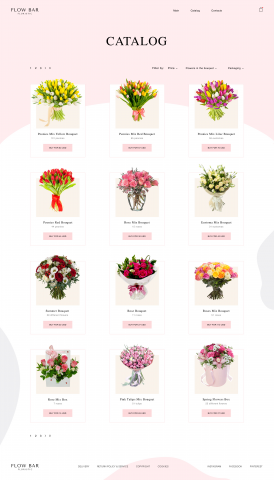 FLOW BAR floristic - интернет-магазин букетов