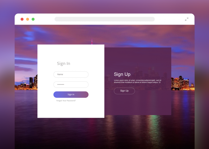 Sign In/Sign Up