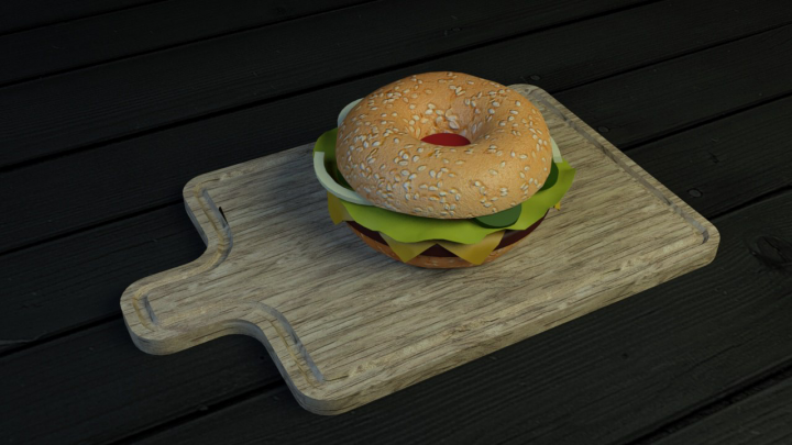 3D модель бейгла