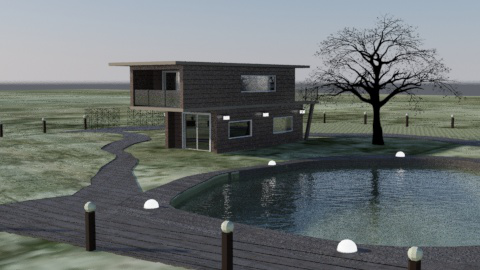 Дом в стиле постапокалипсис