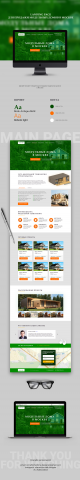 Landing Page для продажи модульных домов в Москве