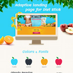 Landing Page Diet Stick
