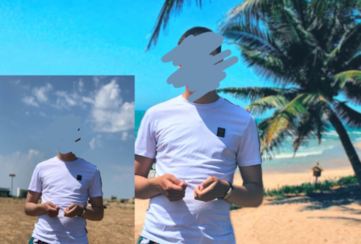 Фотошоп, изменении местности.