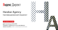 Сертификат Яндекс.Директ
