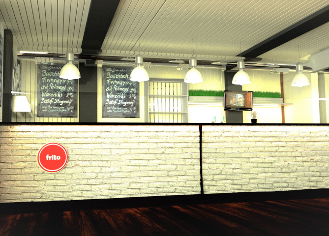 Дизайн для ресторана быстрого питания Fritto