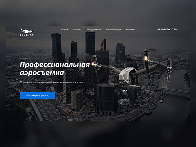 Landing Page SkyShot