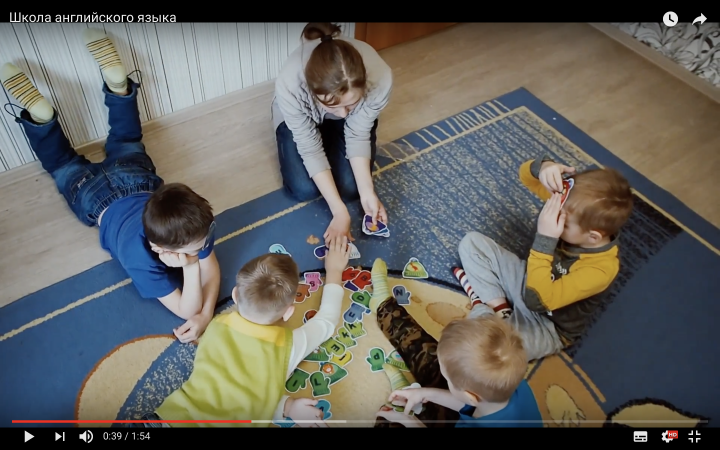 Школа английского языка видео для сайта