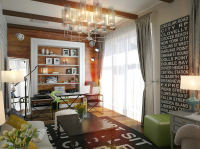 Дом в нормандском стиле. Интерьеры.