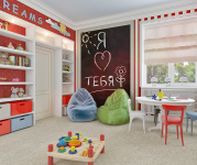 Дом в нормандском стиле. Интерьеры.