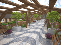 проект сада на крыше