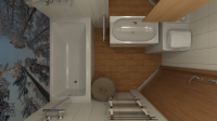 3d визуализация проекта жилого помещения
