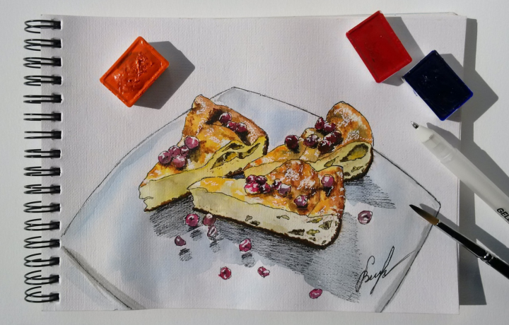 Акварельный скетчинг