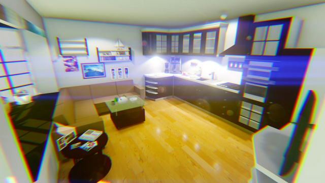 Вариант внутреннего кухонного интерьера