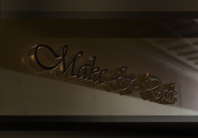 Объемный логотип профиля Makc -&- Drak