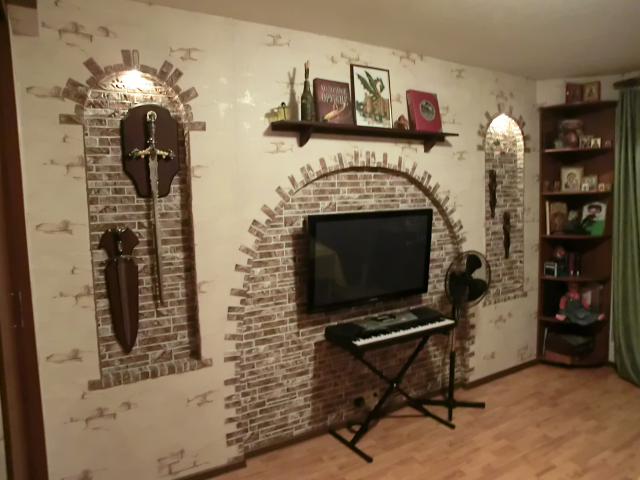 Дизайн проект детской комнаты на одного ребенка вид -1