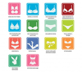 Иконки на сайт женского белья