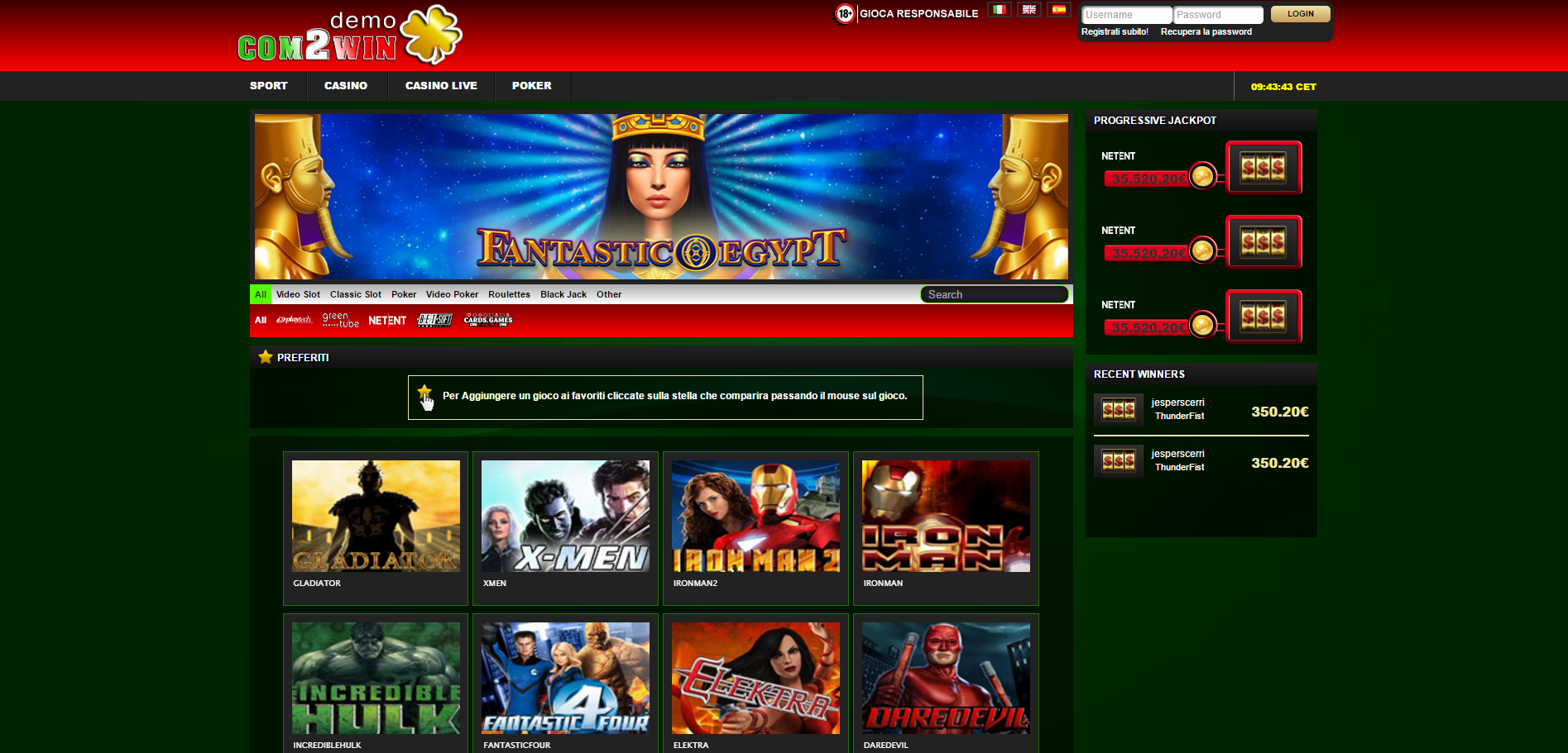 Движек Online Casino