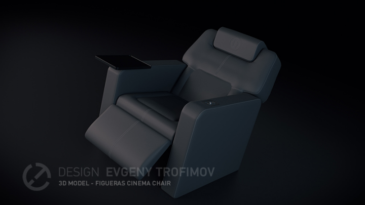 3D Модель - кресло FIGUERAS