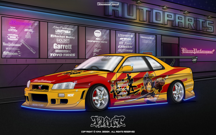 Nissan Skyline GT-R R34 C-West