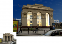 Световой дизайн Сбербанка