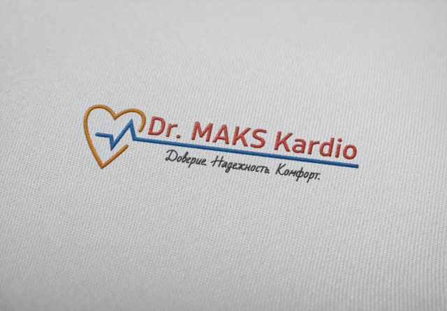 Логотип частной клиники "Dr. Maks Kardio"