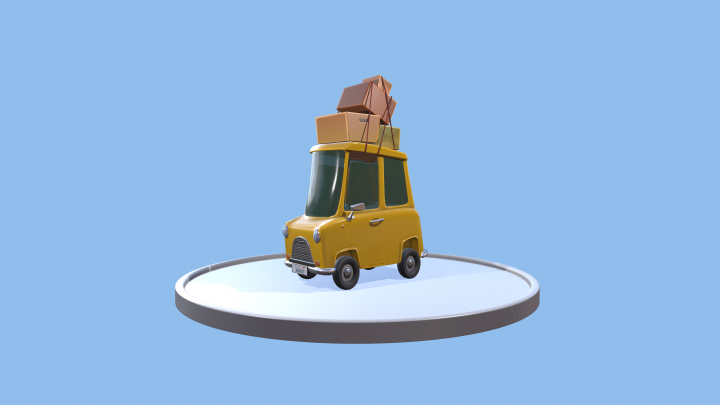 Stylized  car
