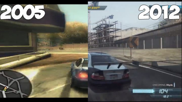 Need For Speed: Most Wanted vs Need for Speed: Most Wanted 2012