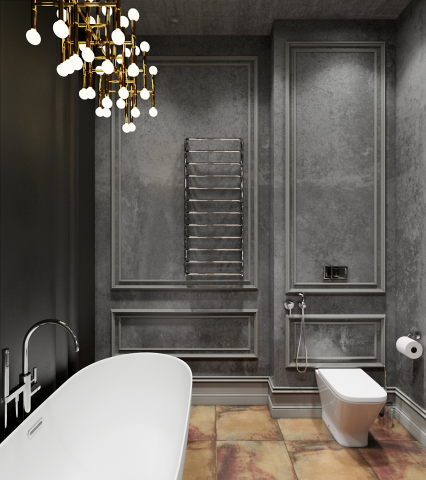 Коммерческая визуализация санузла студии Render Sense