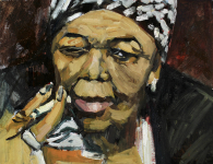 "Cesaria Evora", холст масло