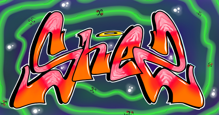 Графический шрифт "SHEZ"