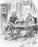 Иллюстрация . А. Дюма. Виконт де Бражелон