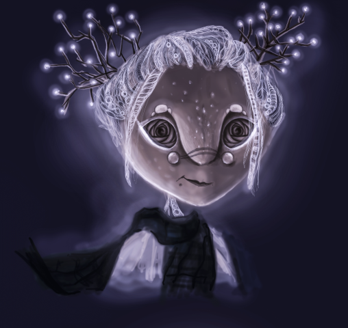 winter lady