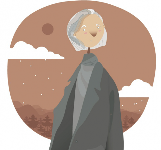 silver hair