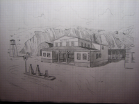 Old gas station