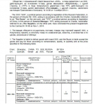 Спецификация для закупки оборудования и запасных частей