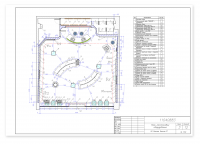 Проект магазина. План расстановки оборудования