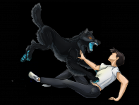 Нападение волка