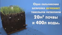 Видеоролик в поддержку акции по сбору батареек