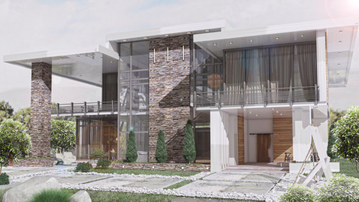 Дизайн-концепция для жилого дома в ЖК "Чистые пруды" Адыгея