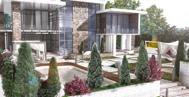 Дизайн-концепция для жилого дома в ЖК "Чистые пруды" Адыгея